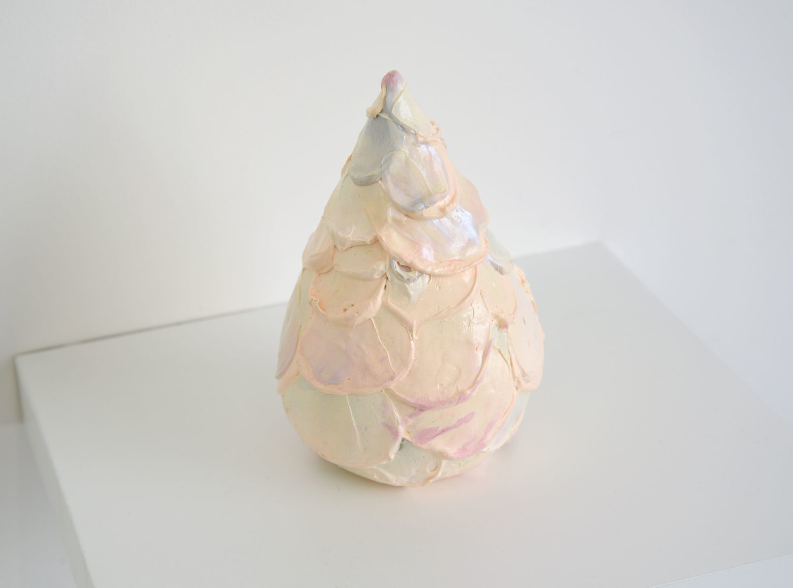 Â«Sans titreÂ» Peinture solidifiée, tiges de fer cuivrées Dimensions variables 2016