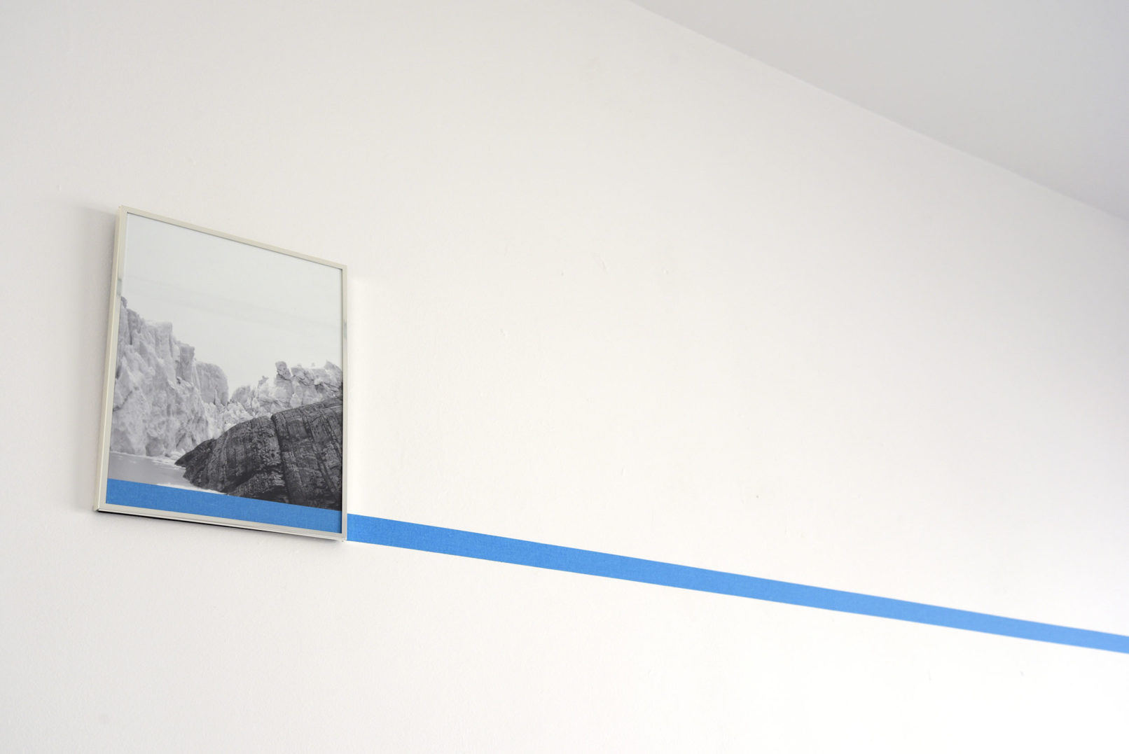 Â«Forever in fluxÂ» Photographie digital, cadre, ruban adhésif 25,5 x 20,5 cm 2017