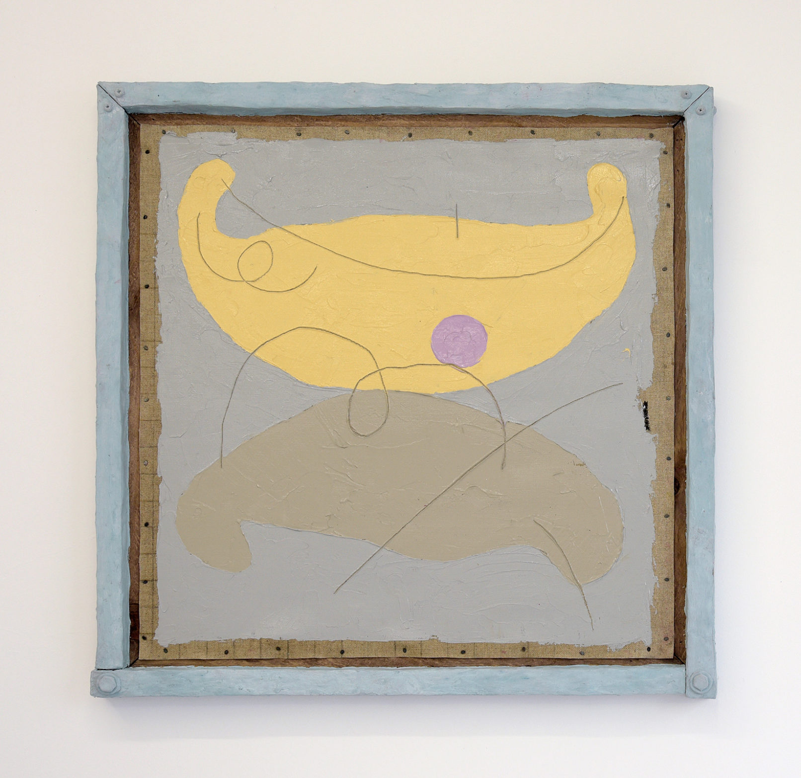 Carlos Huffmann Â«Intersurface paintingÂ» acrilique,crayon, line, bois, metal et resine polyester 2017