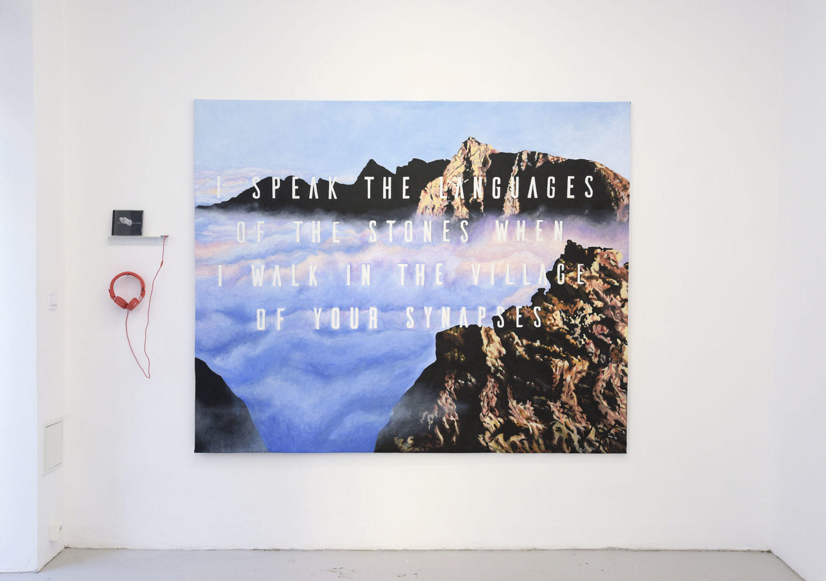 Syd Krochmalny I Speak The Language Of The Stones 170,5 x 208,5 cm Acrylique sur toile 2017