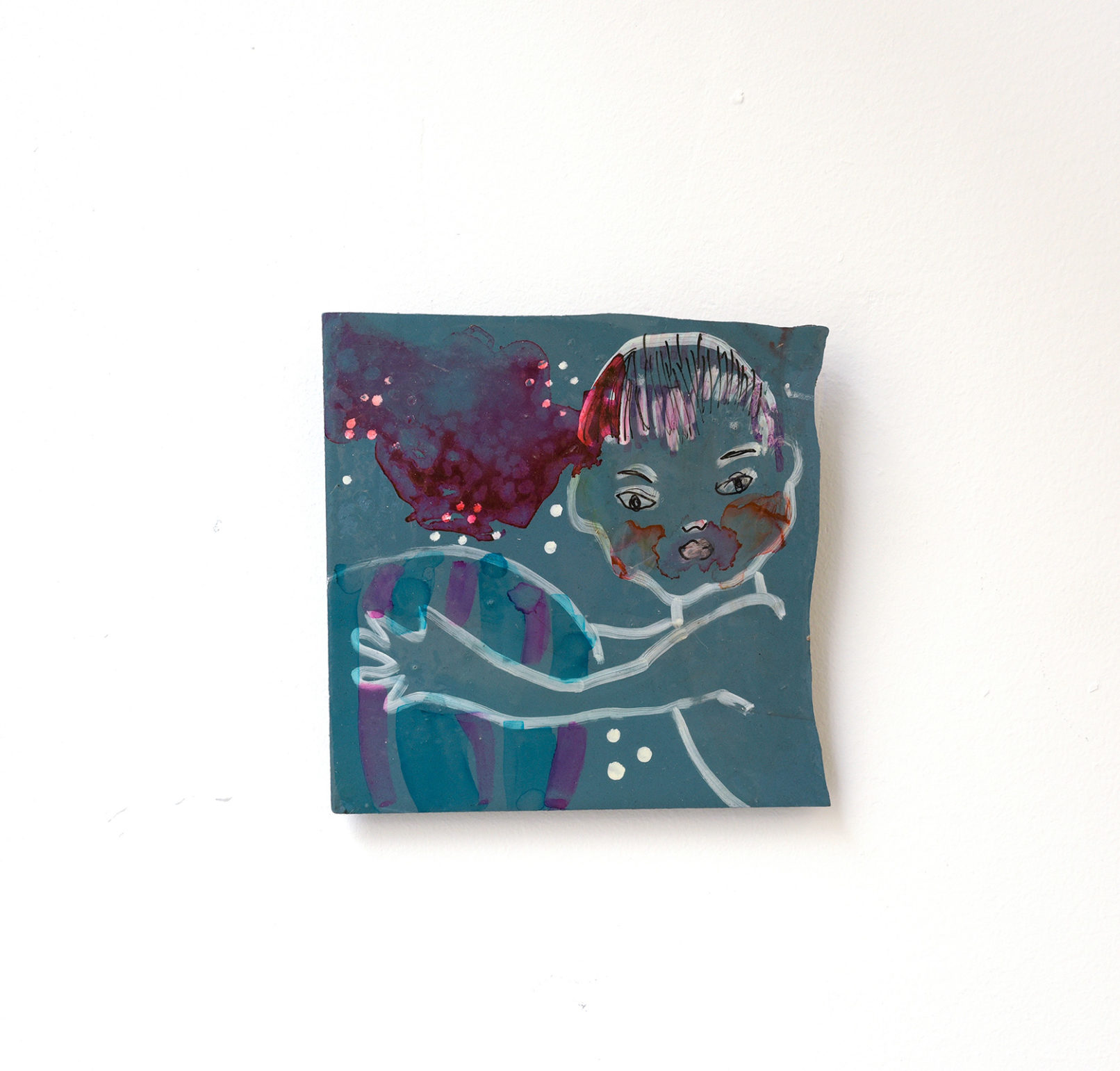 Diana Aisenberg Morceaux choisis Tailles variables Peinture sur dalle de linoléum 2006