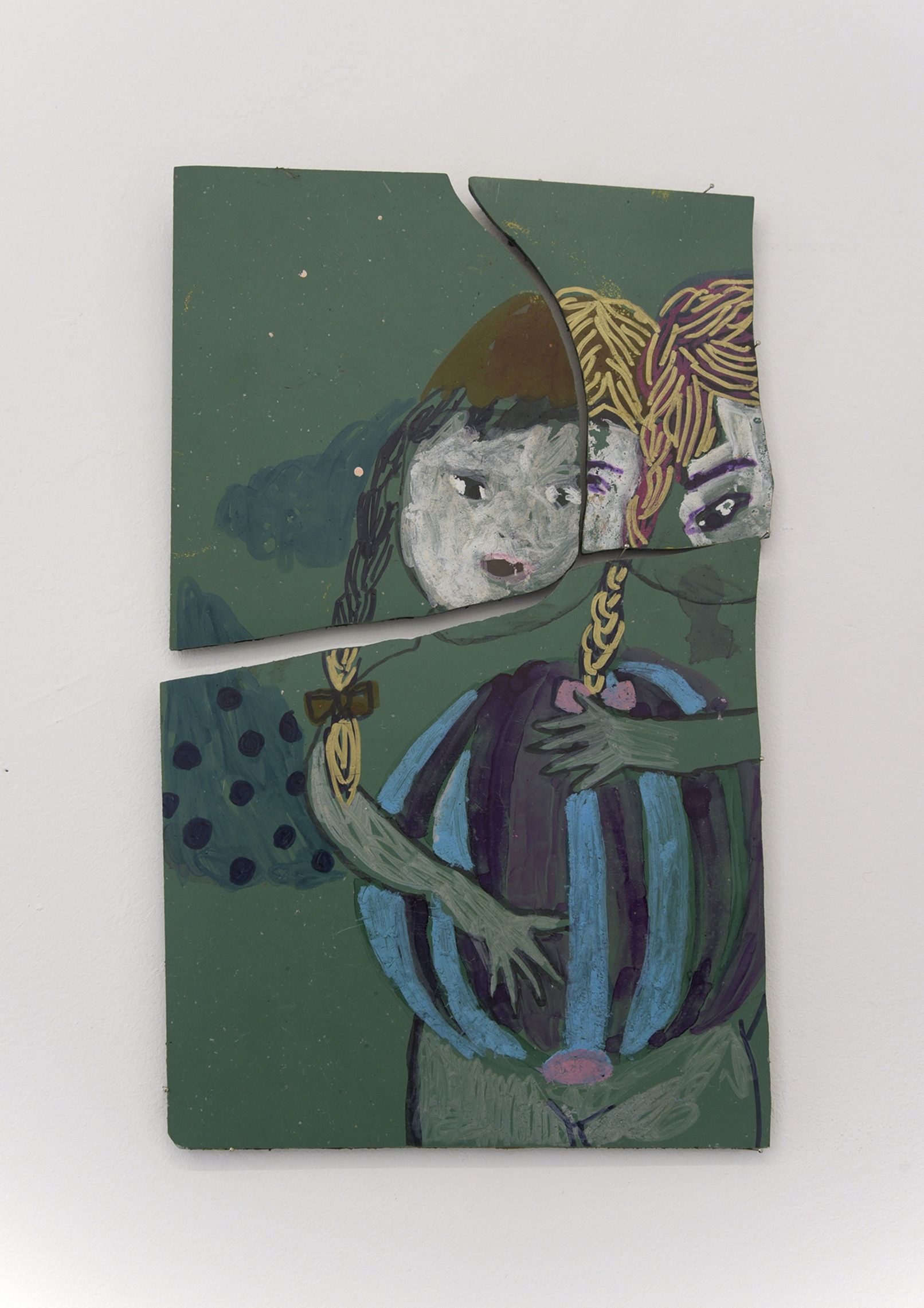 Diana Aisenberg Morceaux choisis Tailles variables Peinture sur dalle de linoléum 2006