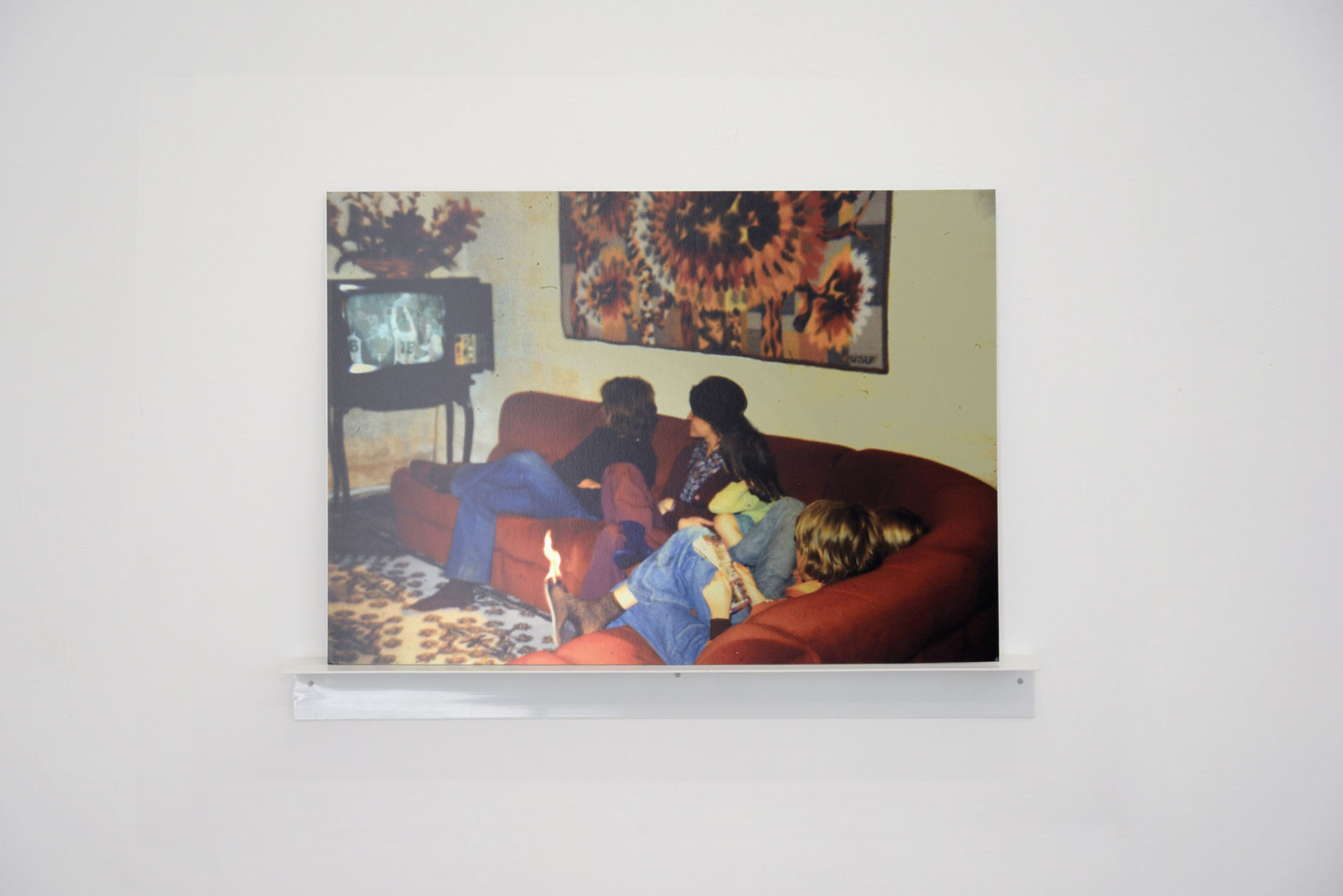 Thierry Lahontâa Pantoufle de feu Tirage sur dibond 2018