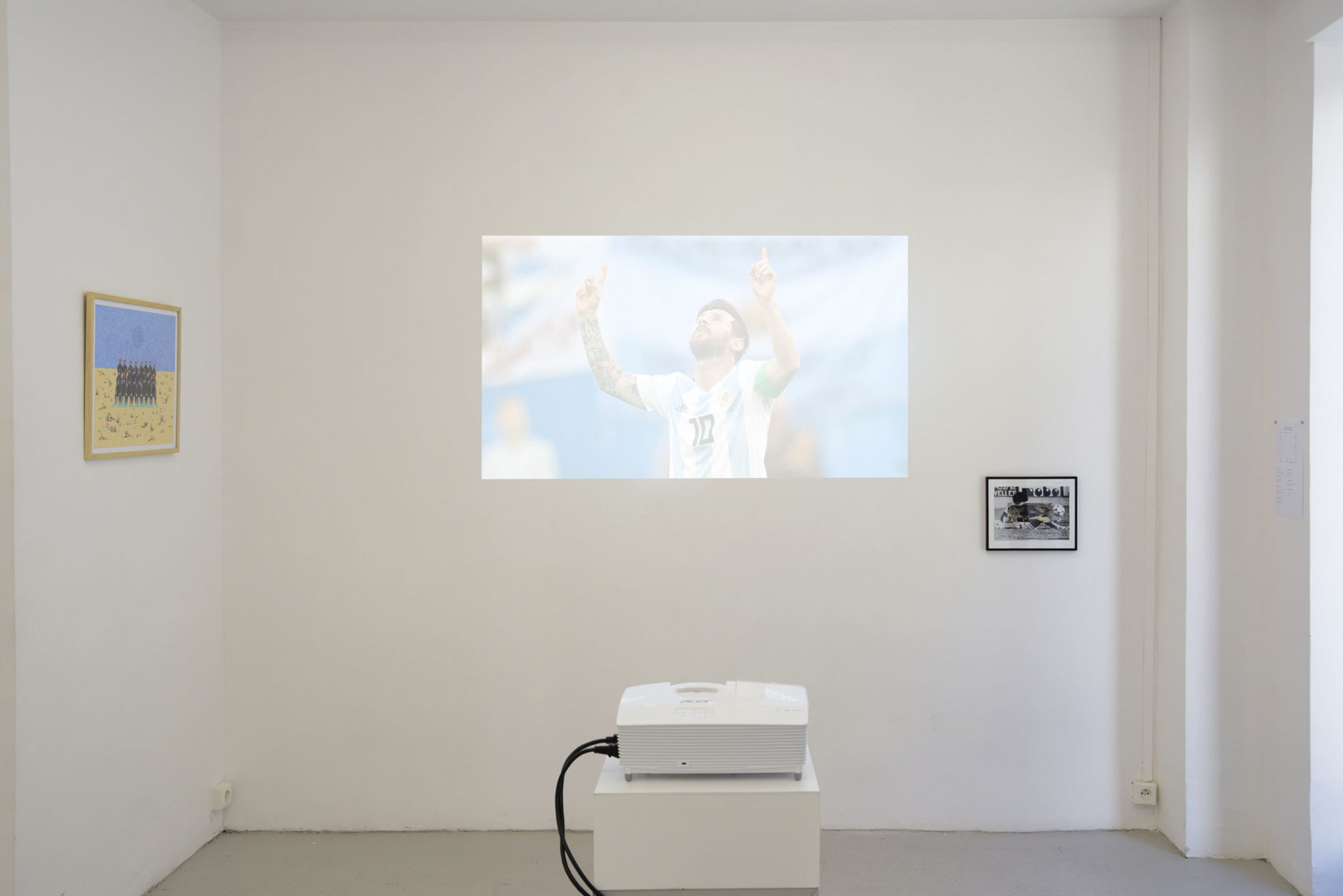 Vue d'exposition Argentina - Nigeria sur une proposition de Romain Sein