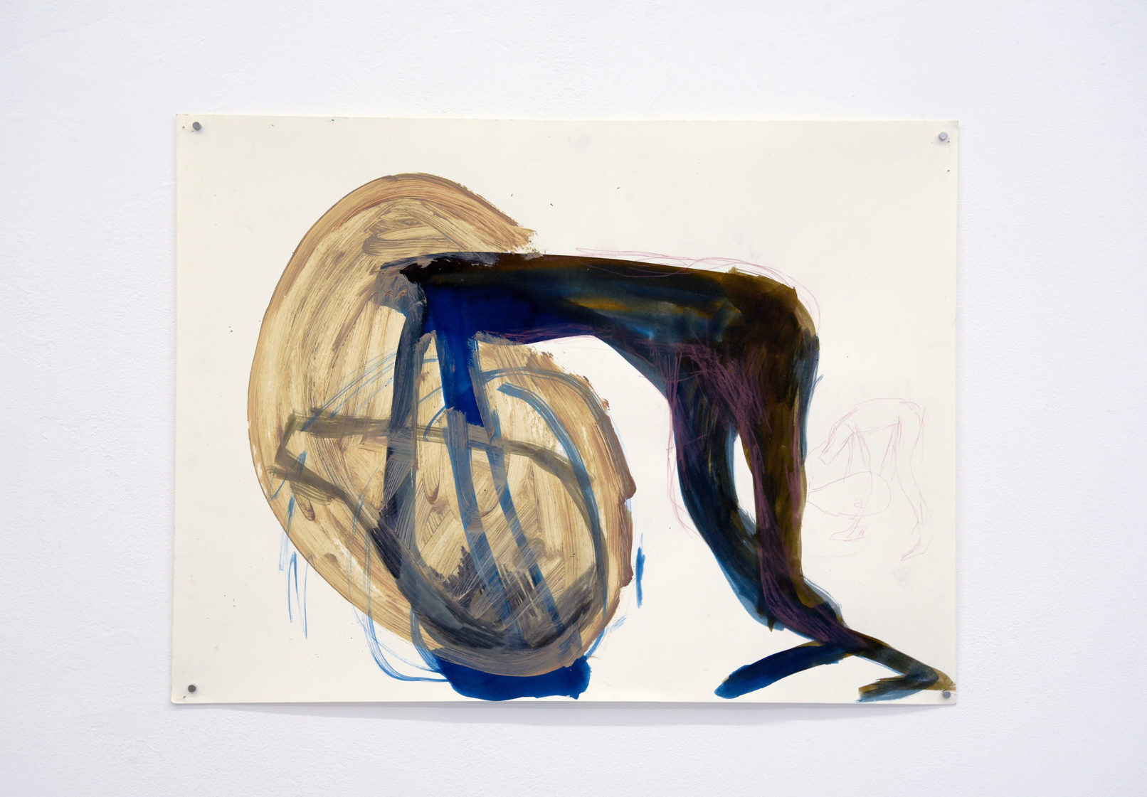 Marina de Caro Sans titre Aquarelle sur papier 30 x 40 2019