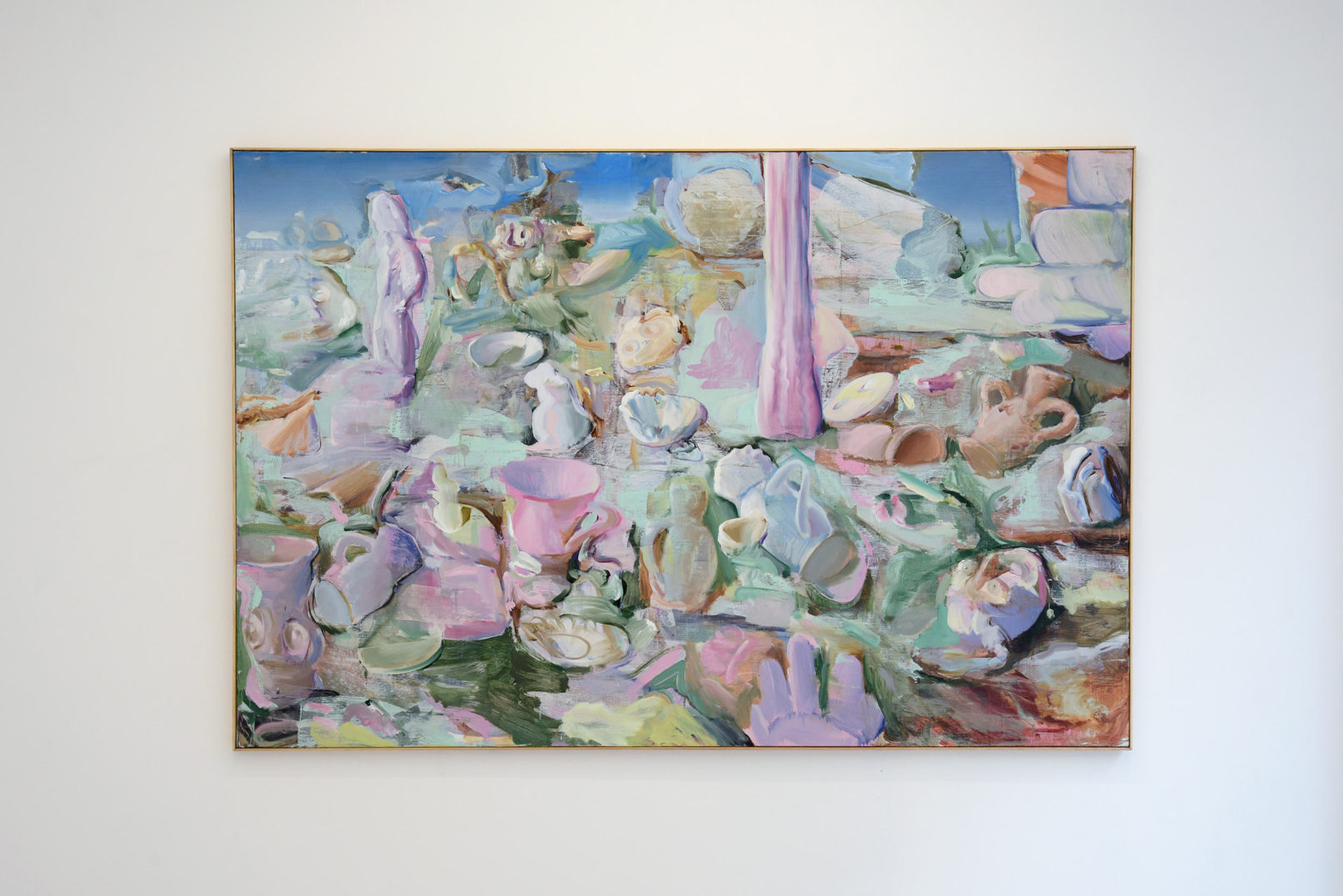 Etienne François Dare Mighty Things Huile et acrylique sur toile 120cm x 220cm, 2021